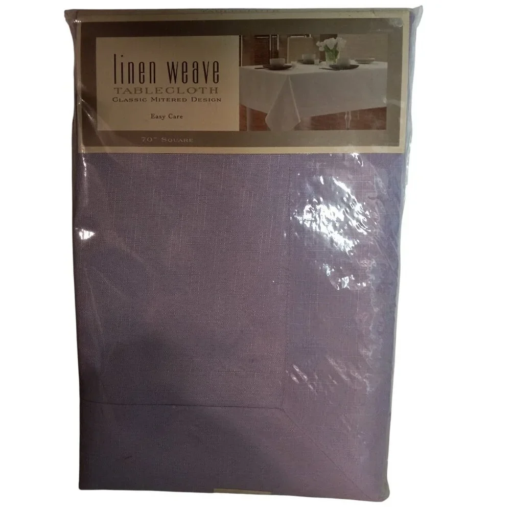 Linen Weave Tablecloth 70